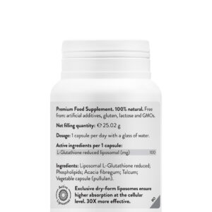 Liposomal L-GLUTATHIONE REDUCED